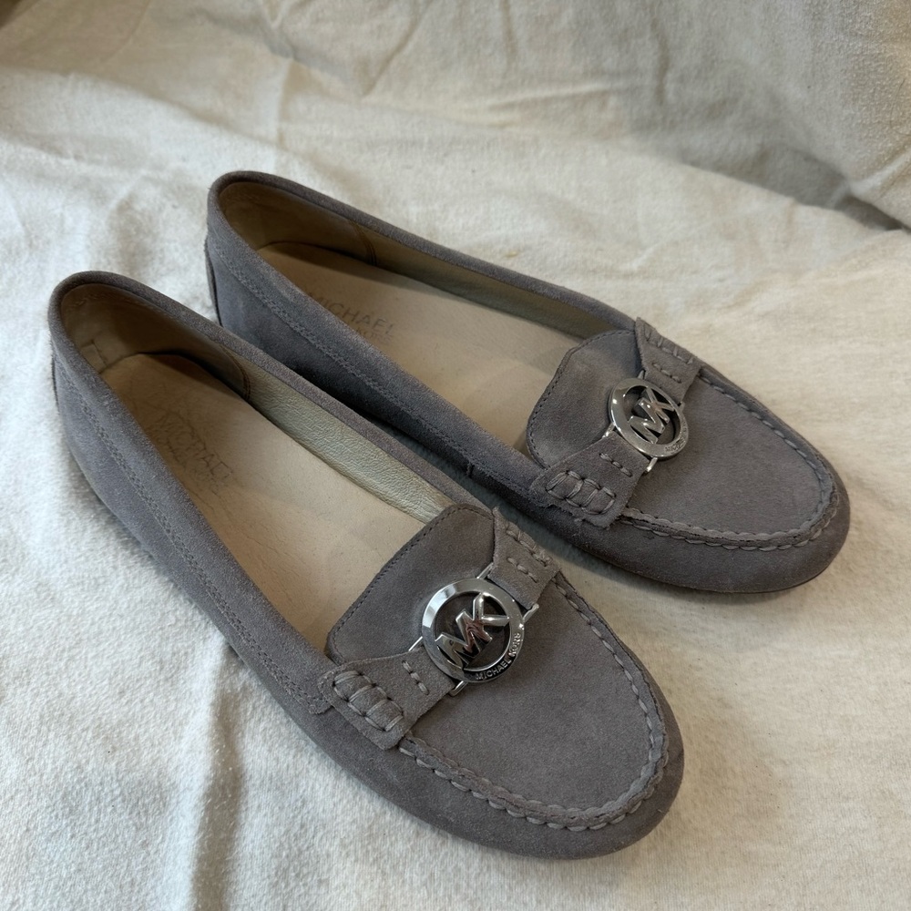 Michael Kors Leather Grey Flats ME15E